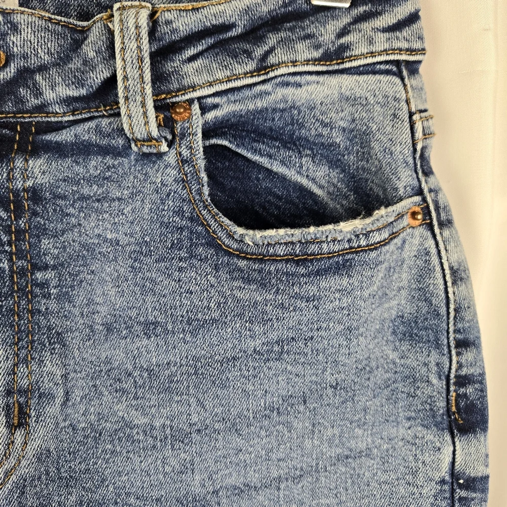 Primark Cares Denim Co Distressed Denim Ankle Jeans Womens Size 8